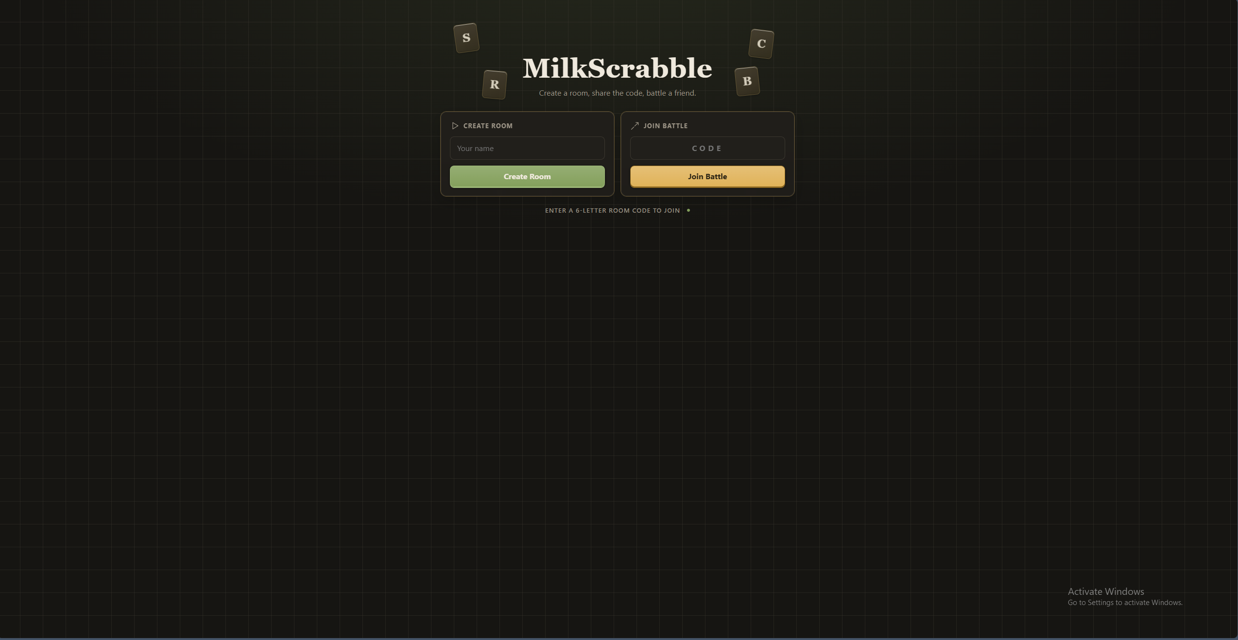 MilkScrabble